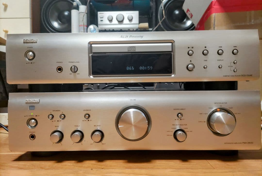 だ*ん様 DENON PMA-390AE アンプDCD-755AE CDプレーヤ