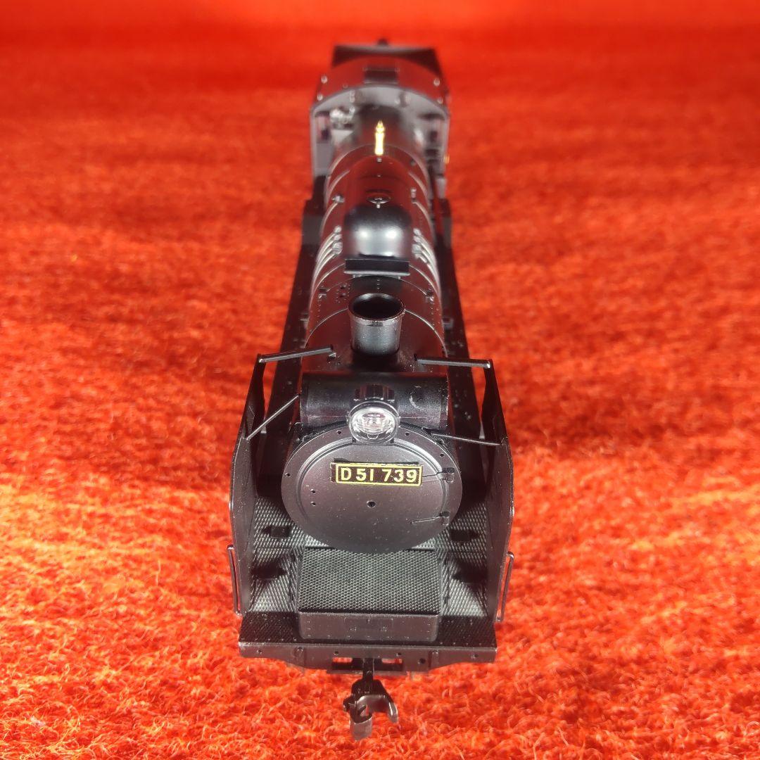 D51、カトー、動作確認済み、蒸気機関車、HOゲージ