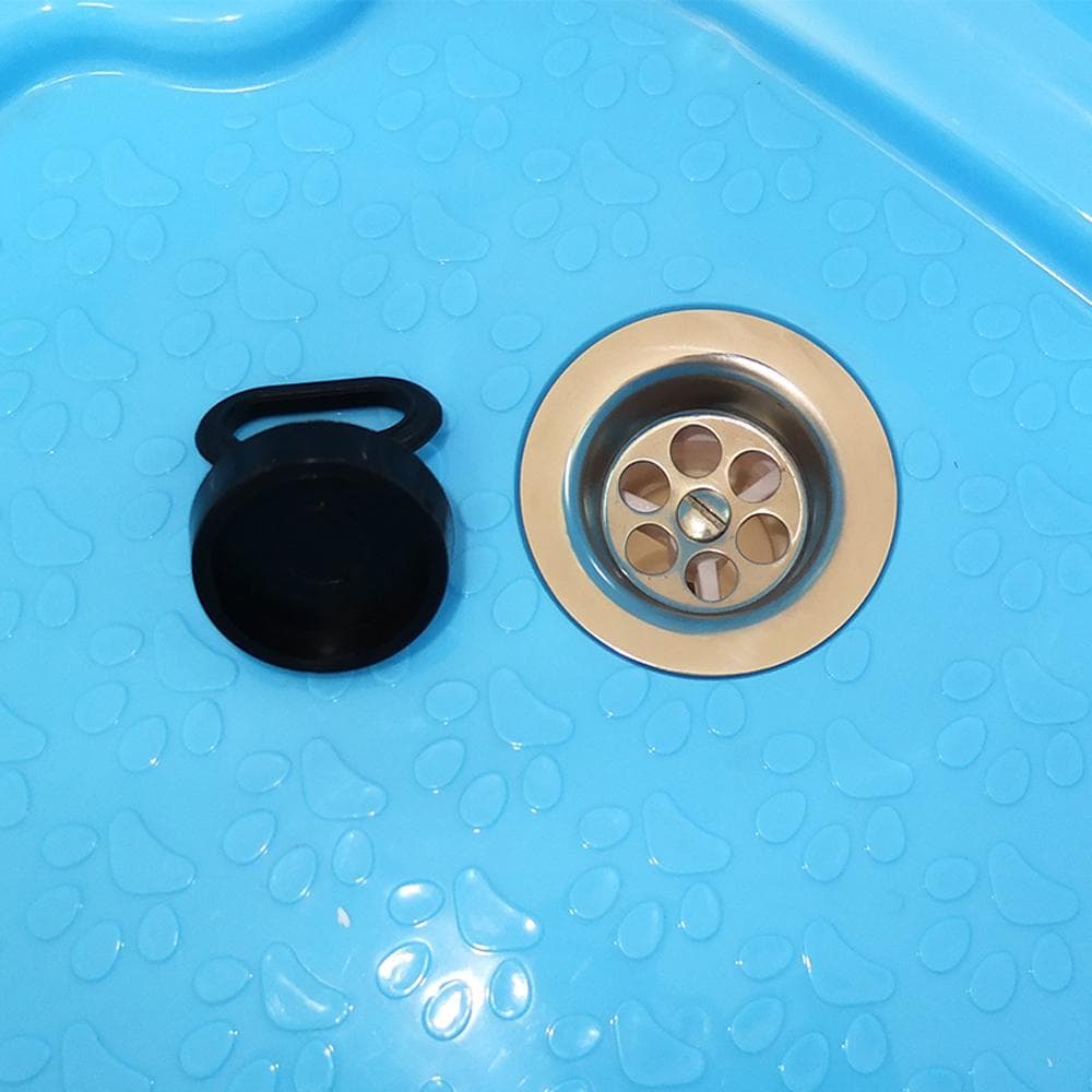 小型犬 中型犬 家庭用 ドッグバス ペットバス 浴槽  プラスチック製 ホワイト