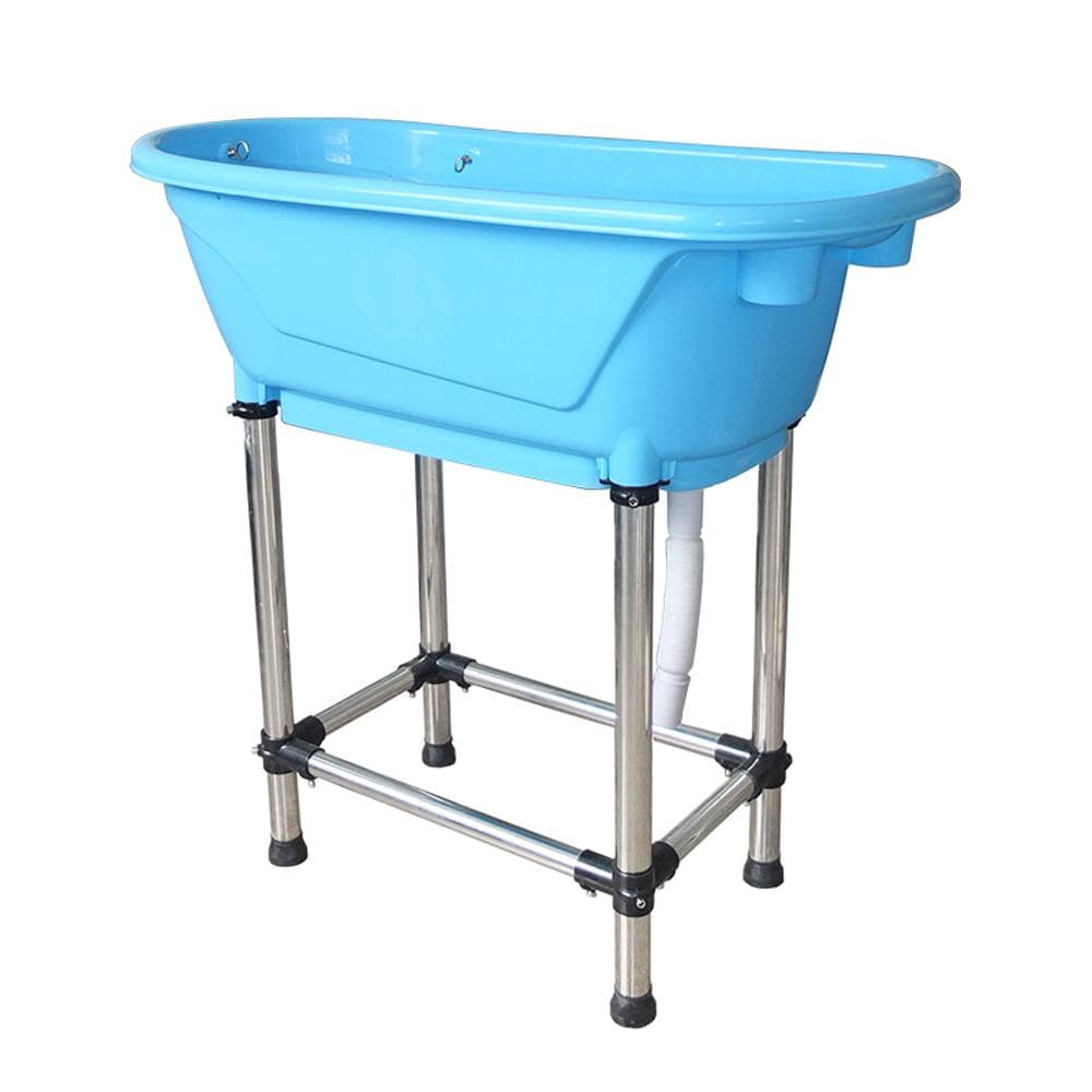 小型犬 中型犬 家庭用 ドッグバス ペットバス 浴槽  プラスチック製 ホワイト