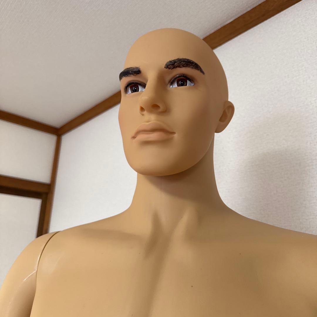 男性マネキン 肌色 約185cm