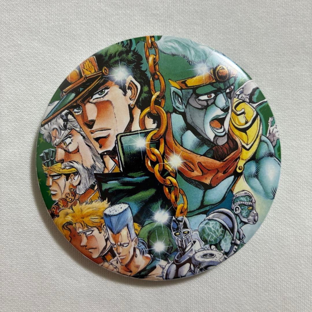 ジョジョの奇妙な冒険　缶バッジ　空条承太郎&スタープラチナ