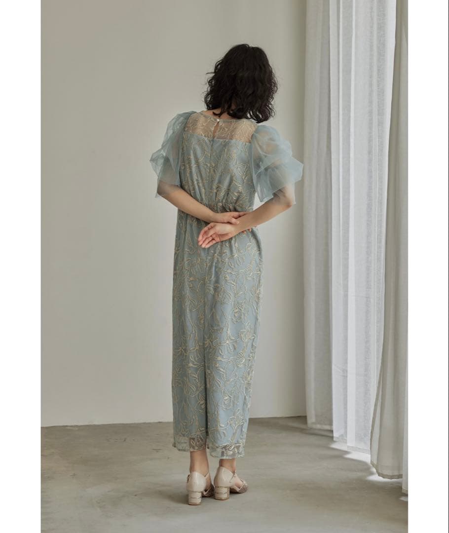 【美品】niana フラフィースリーブペンシルドレス