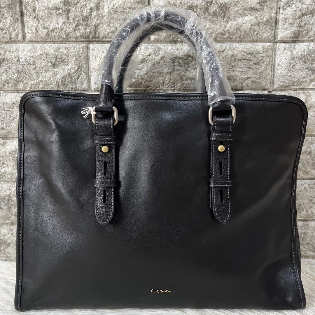 【新品未使用】ポールスミス　PSR313 2way レザー ブリーフケース