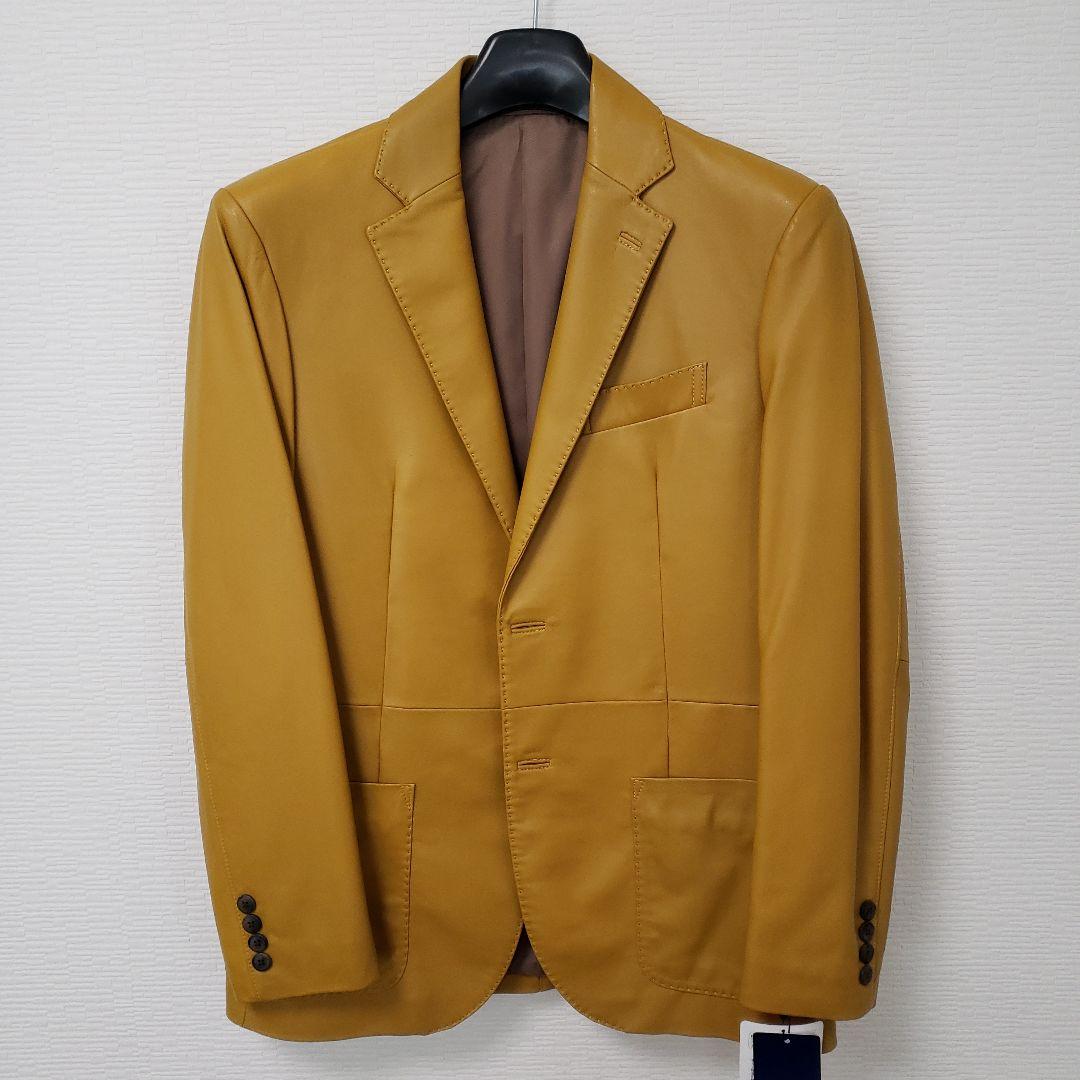 CIarence G-STAGE レザーシングルジャケット マスタード新品