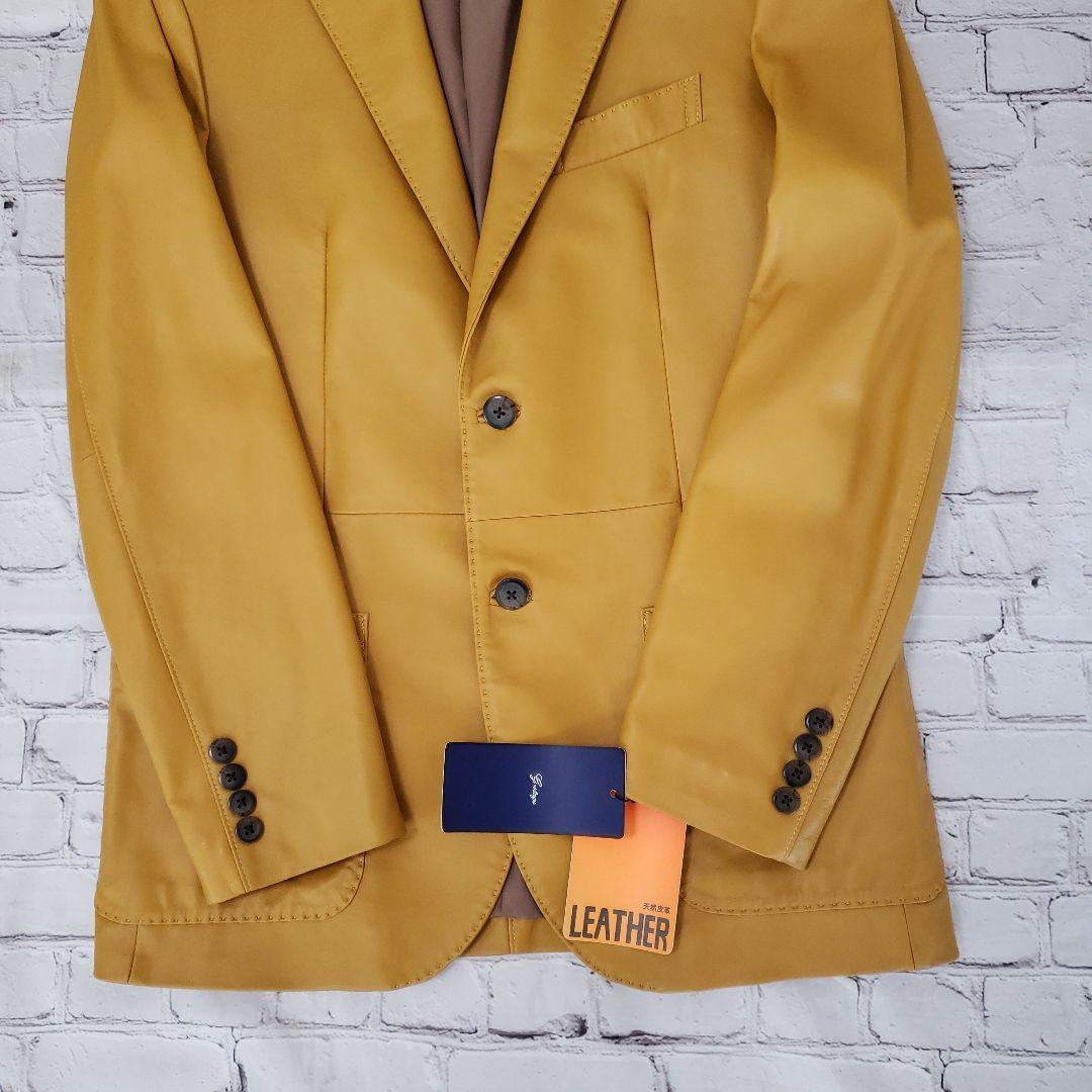 CIarence G-STAGE レザーシングルジャケット マスタード新品