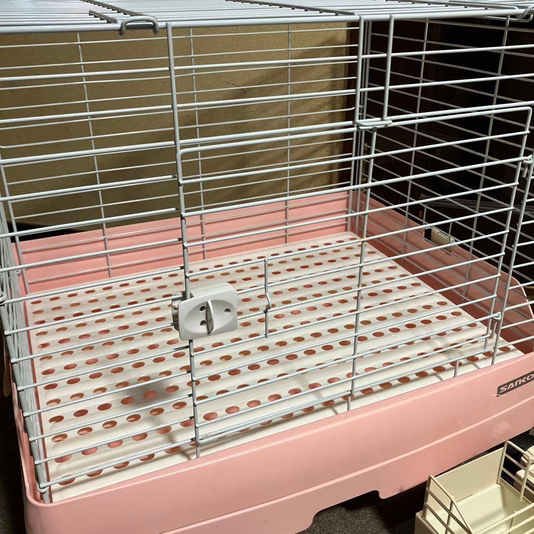 うさぎ用ケージ　イージーホーム　エボ　60 エサ箱 2個付き