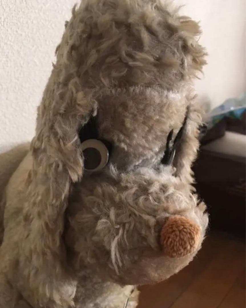 アンティーク　犬　ぬいぐるみ