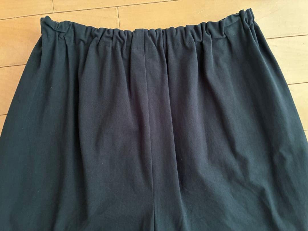 pot and tea 綿絹パンツ 黒