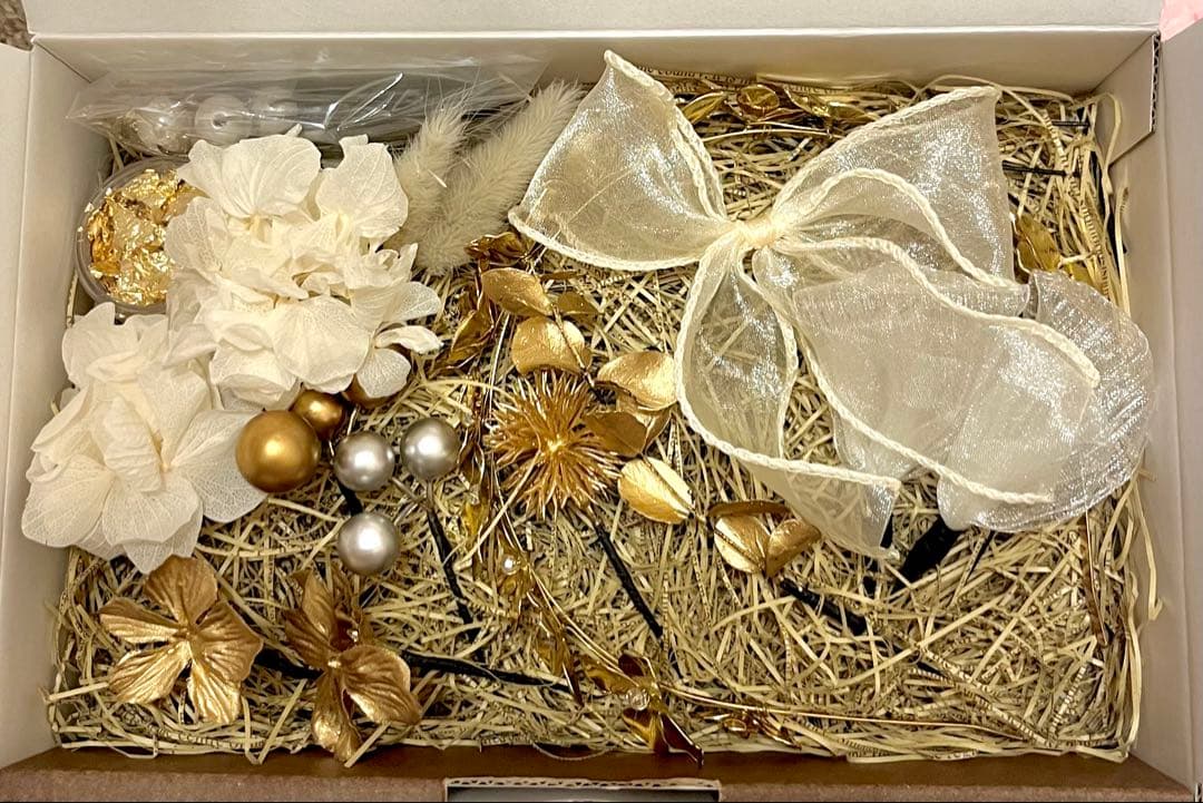 ♡振袖 フルセット 金 白♡