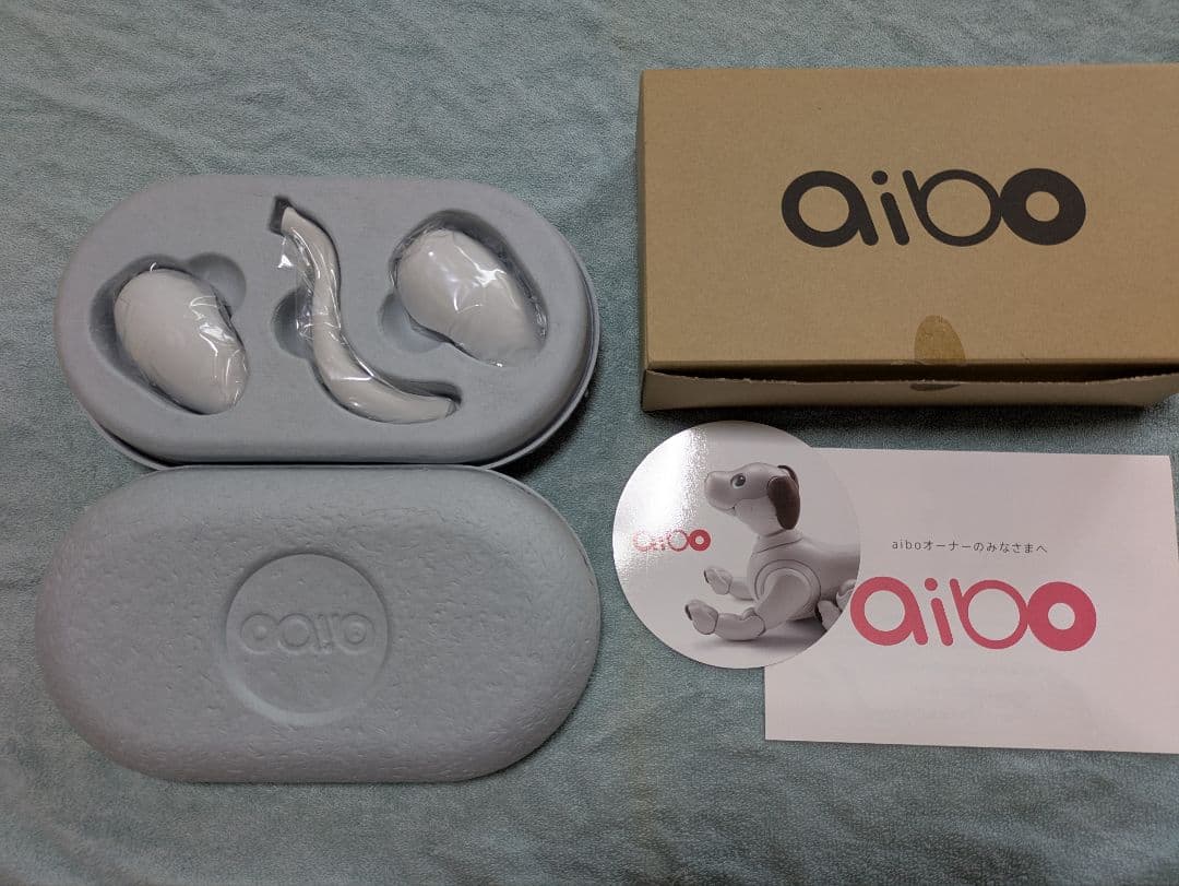 未使用 aibo 耳 & しっぽ ユキ （ホワイト）