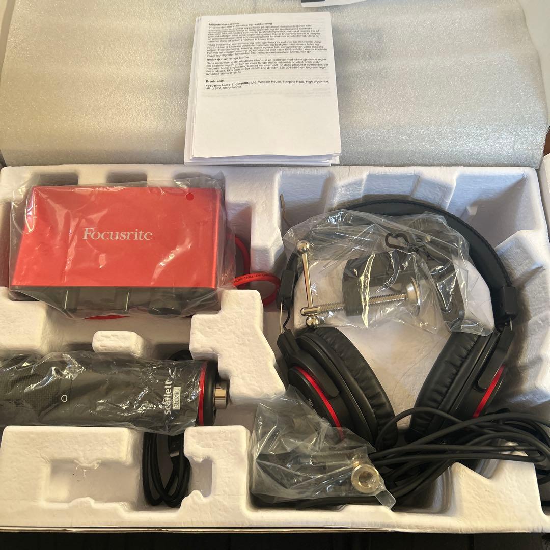 大幅値下げLAST！Focusrite Scarlett Solo Studio