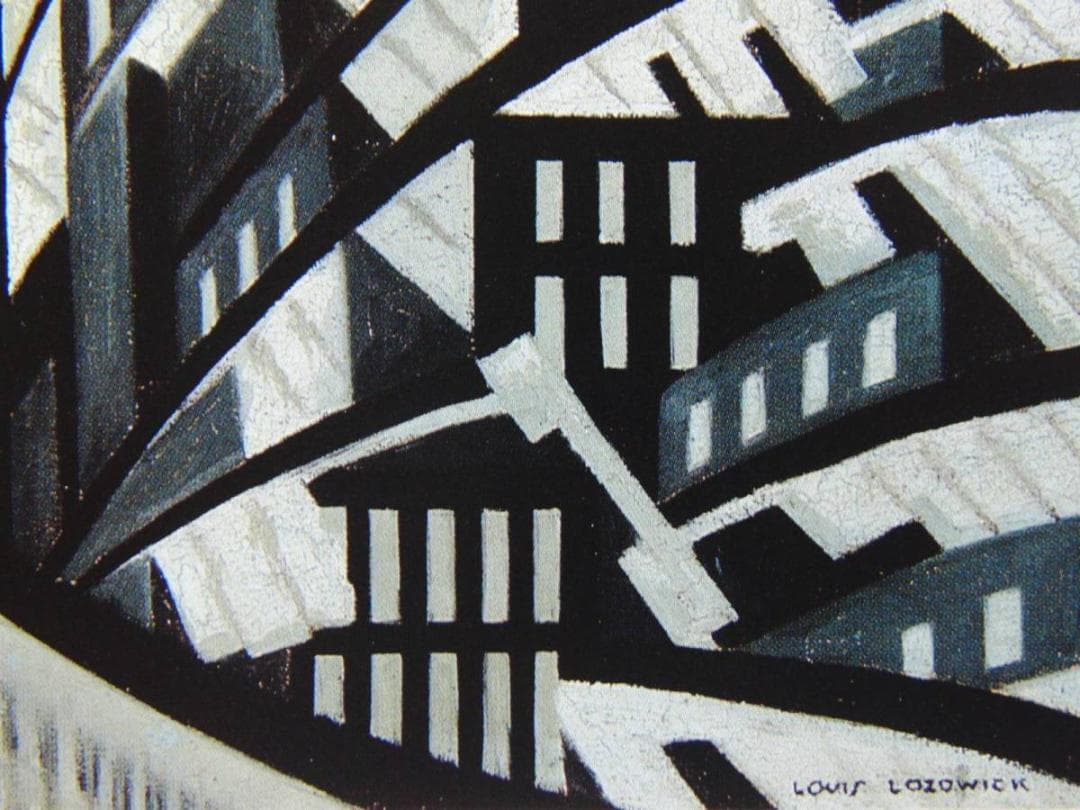 ルイス・ロゾウィック、【ニューヨーク】、希少画集より、状態良好