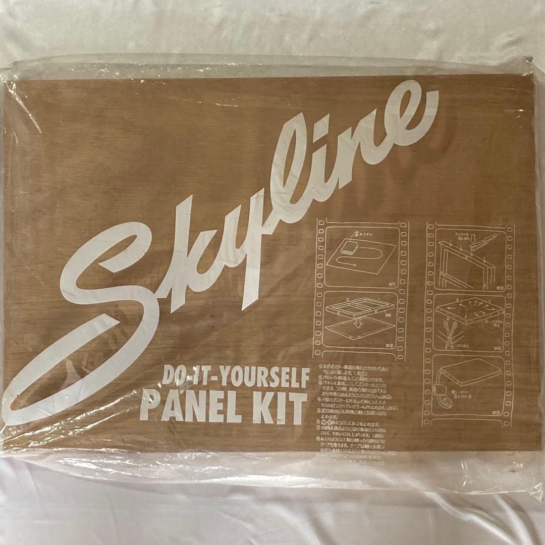 日産スカイライン、ハコスカS20 ポスター4枚、製作用パネル1枚セット