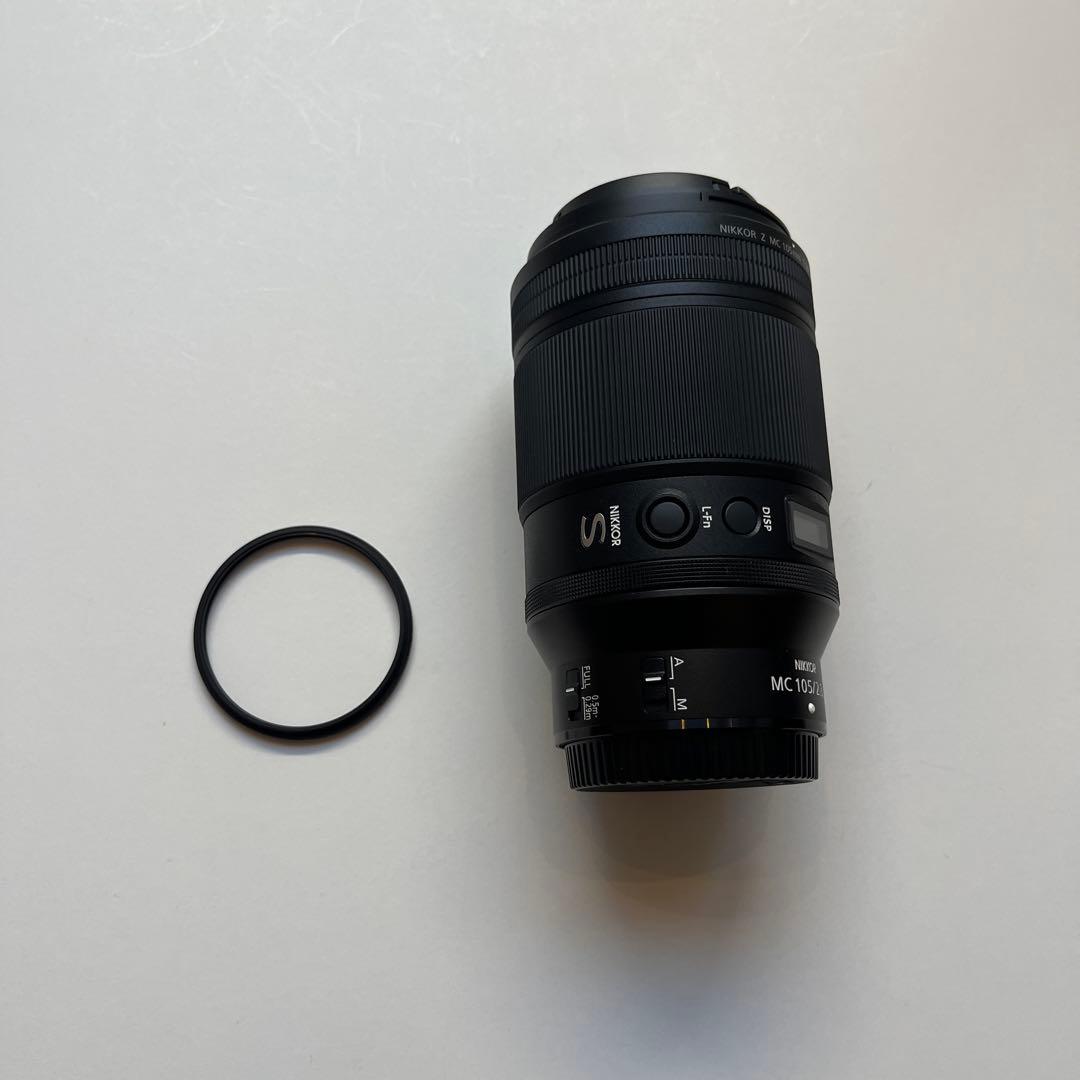 NIKKOR Z MC 105mm f/2.8 VR S 純正保護フィルター付き