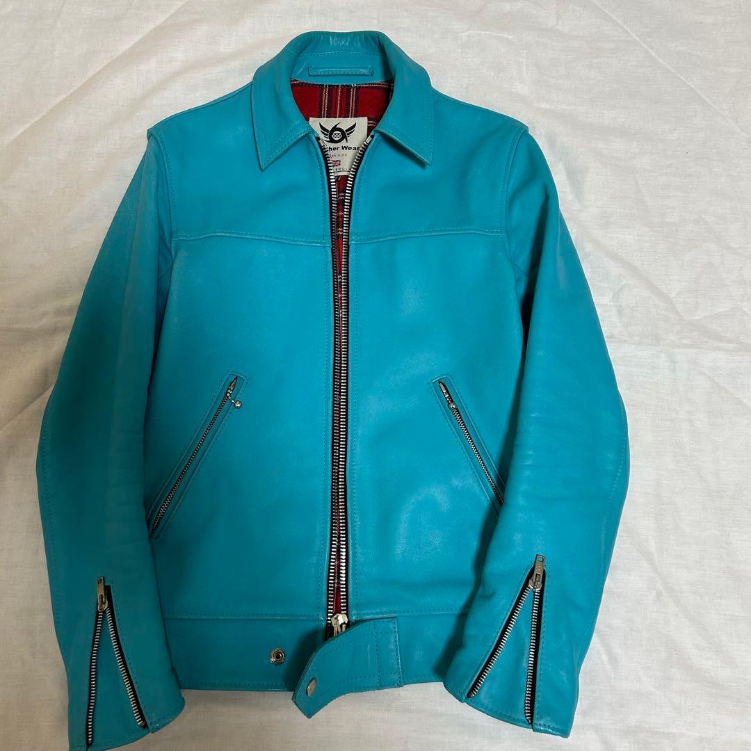 【ターコイズ　英国製】666ライダース LJM-9TF サイズ:32