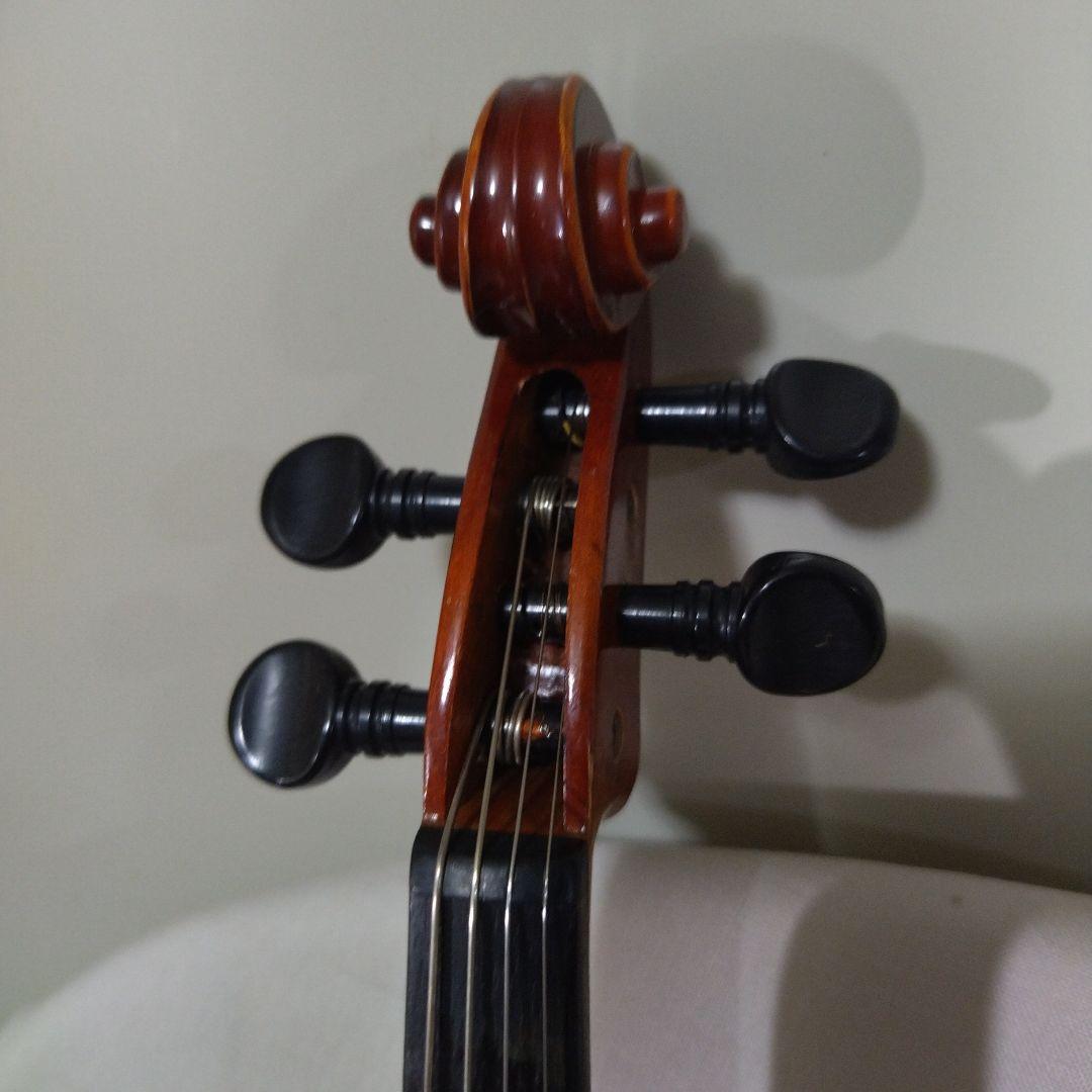 ♥4才前後の子供用♥スズキバイオリン1/10メンテ済♥品番220♥弓ケ―ス松脂付