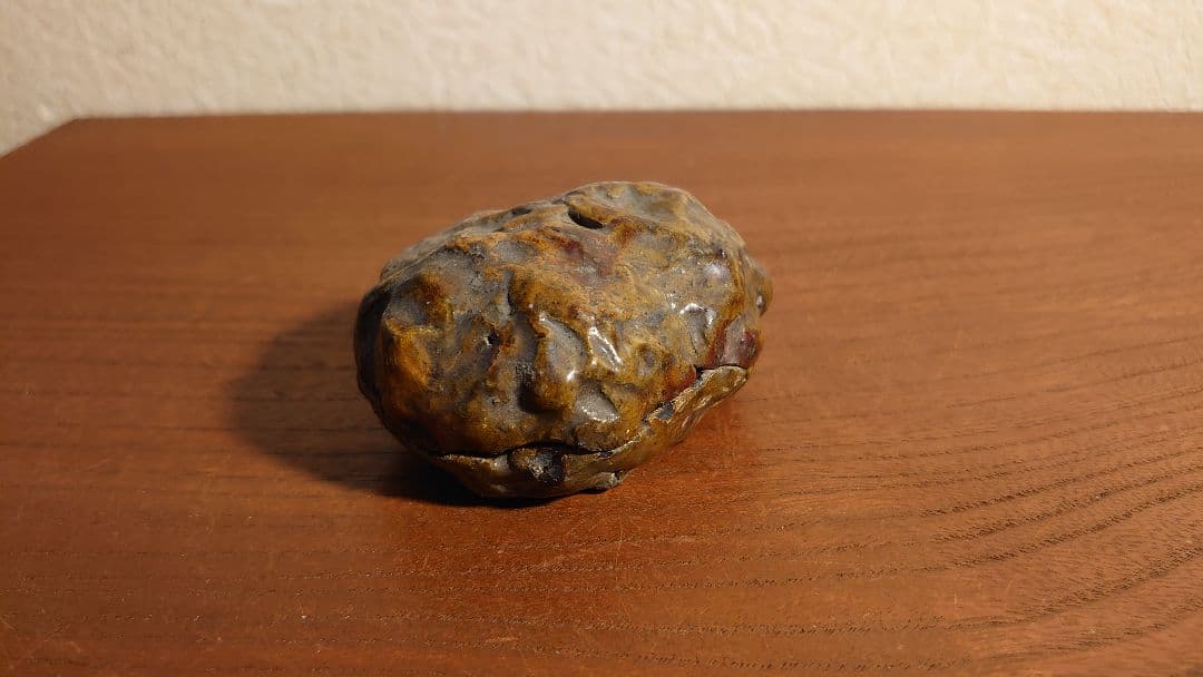 大樋焼　楽焼　香合　飴釉　千利休　蔵出し　茶道家　アンティーク大樋焼　１客