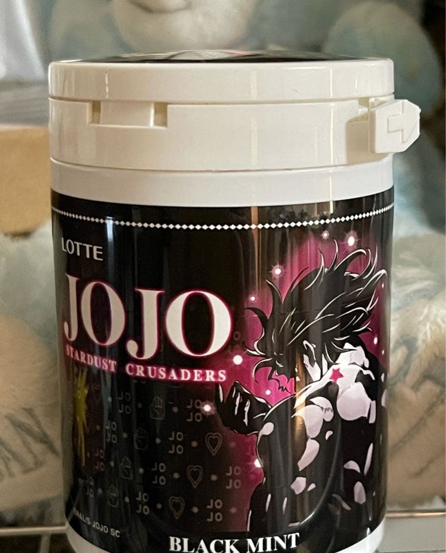 ジョジョの奇妙な冒険　限定ボトルデザインブラックミントガム　未開封