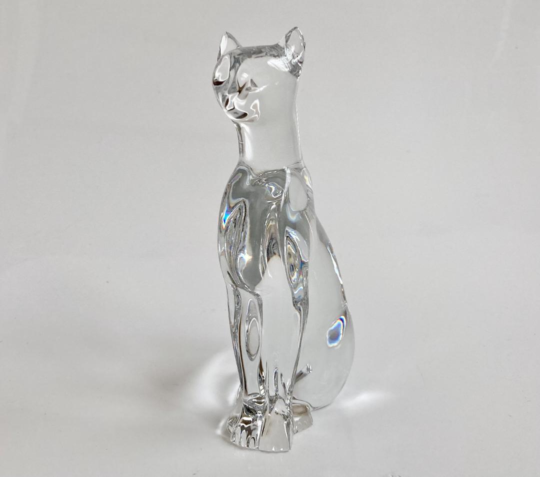 バカラ エジプシャンキャット クリスタル フィギュリン Baccarat 猫