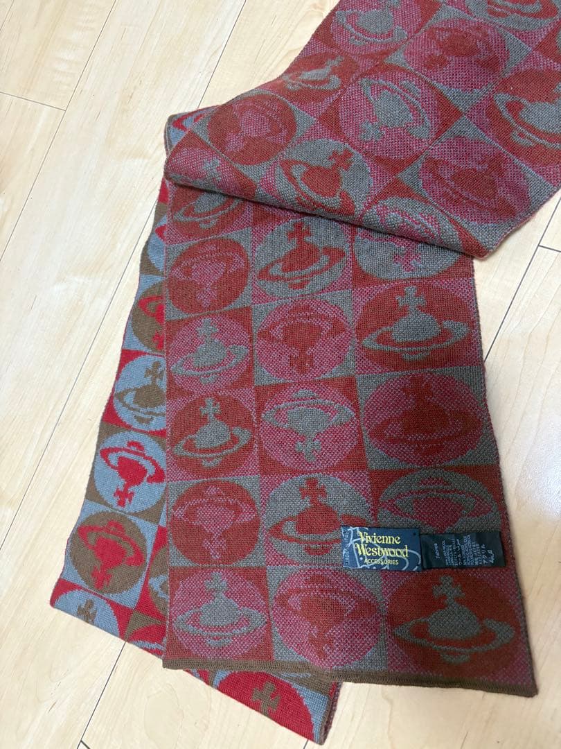 Vivienne Westwood オーブ総柄 マフラー