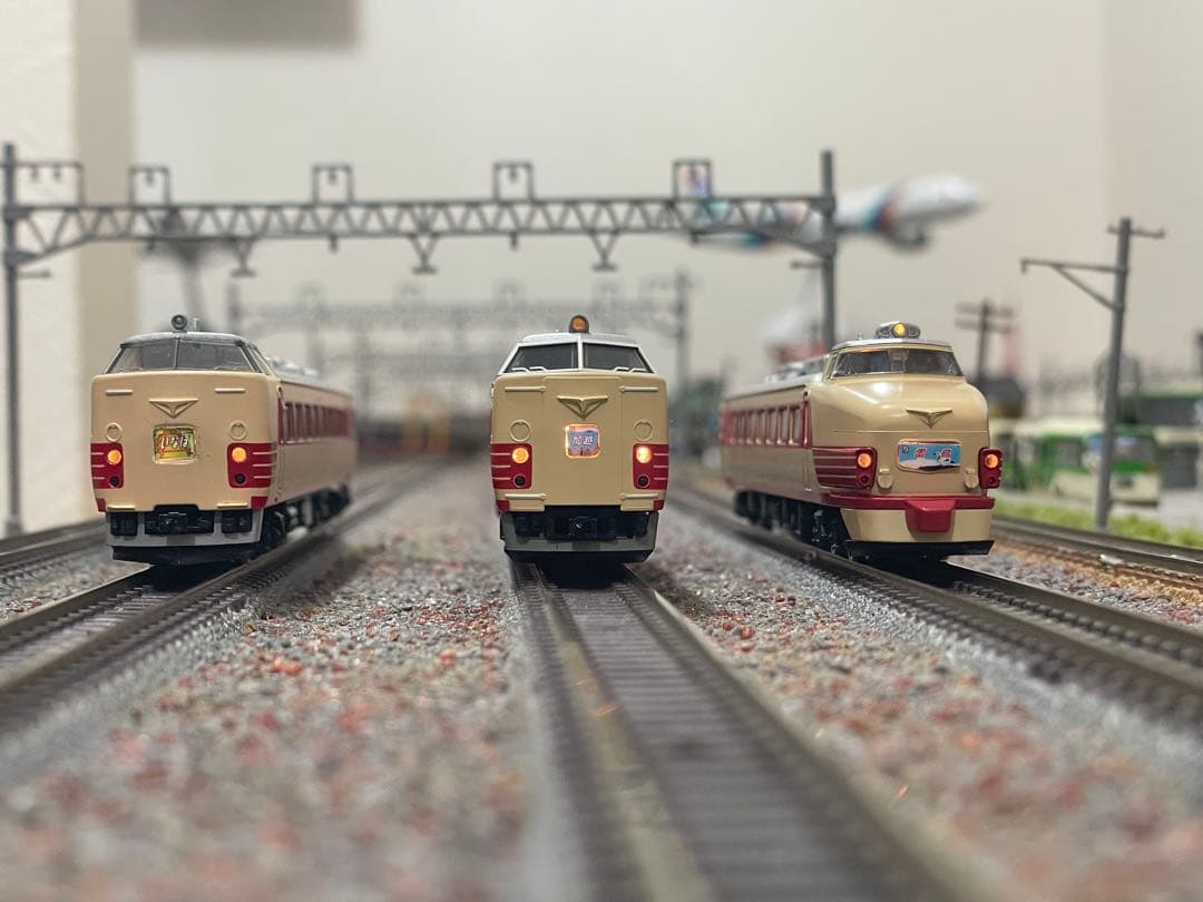 【ジャンク】TOMIX旧製品485系９両+１両　動力動作確認済み