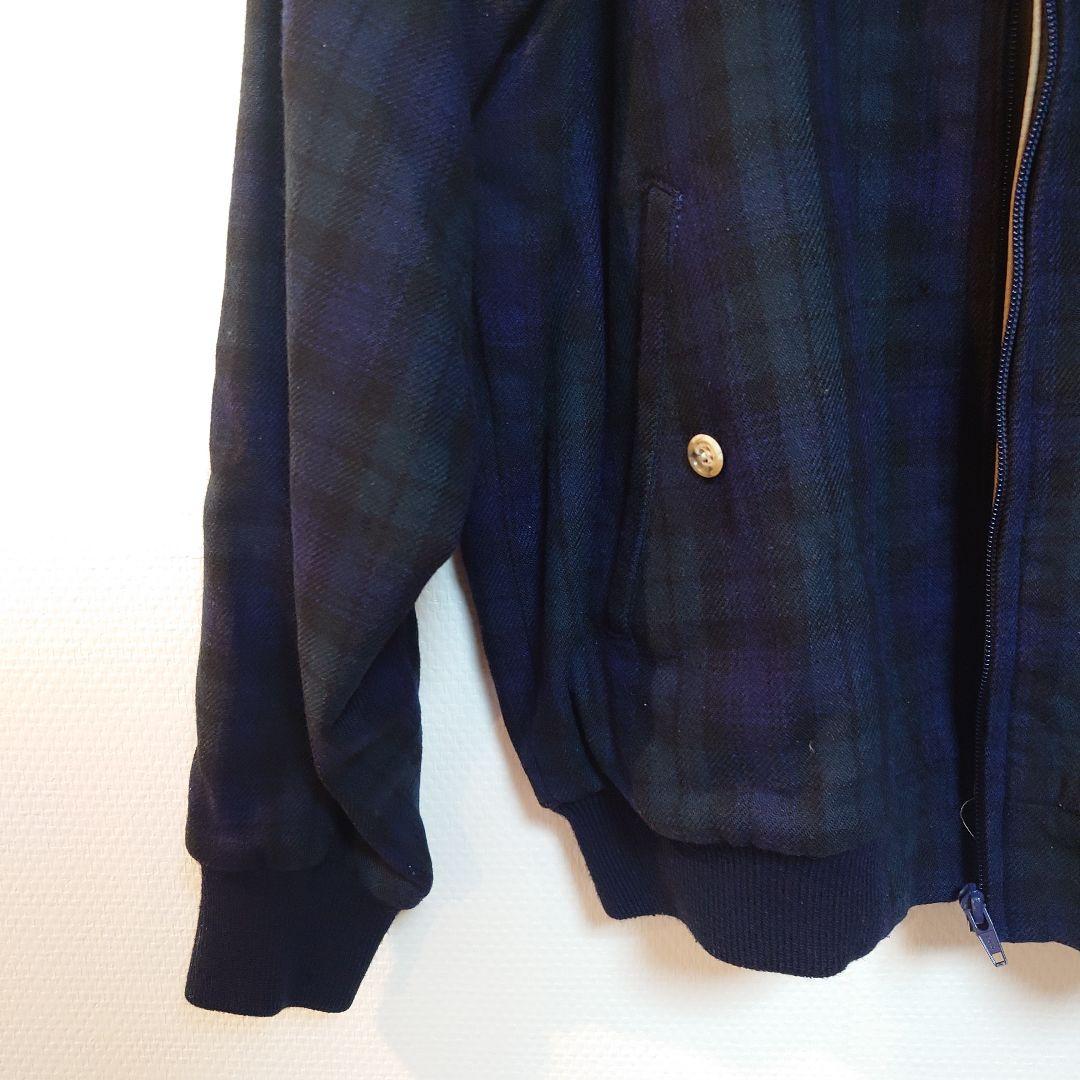 【古着】BARACUTA★バラクータ★スウィングトップ★チェック柄★Мサイズ