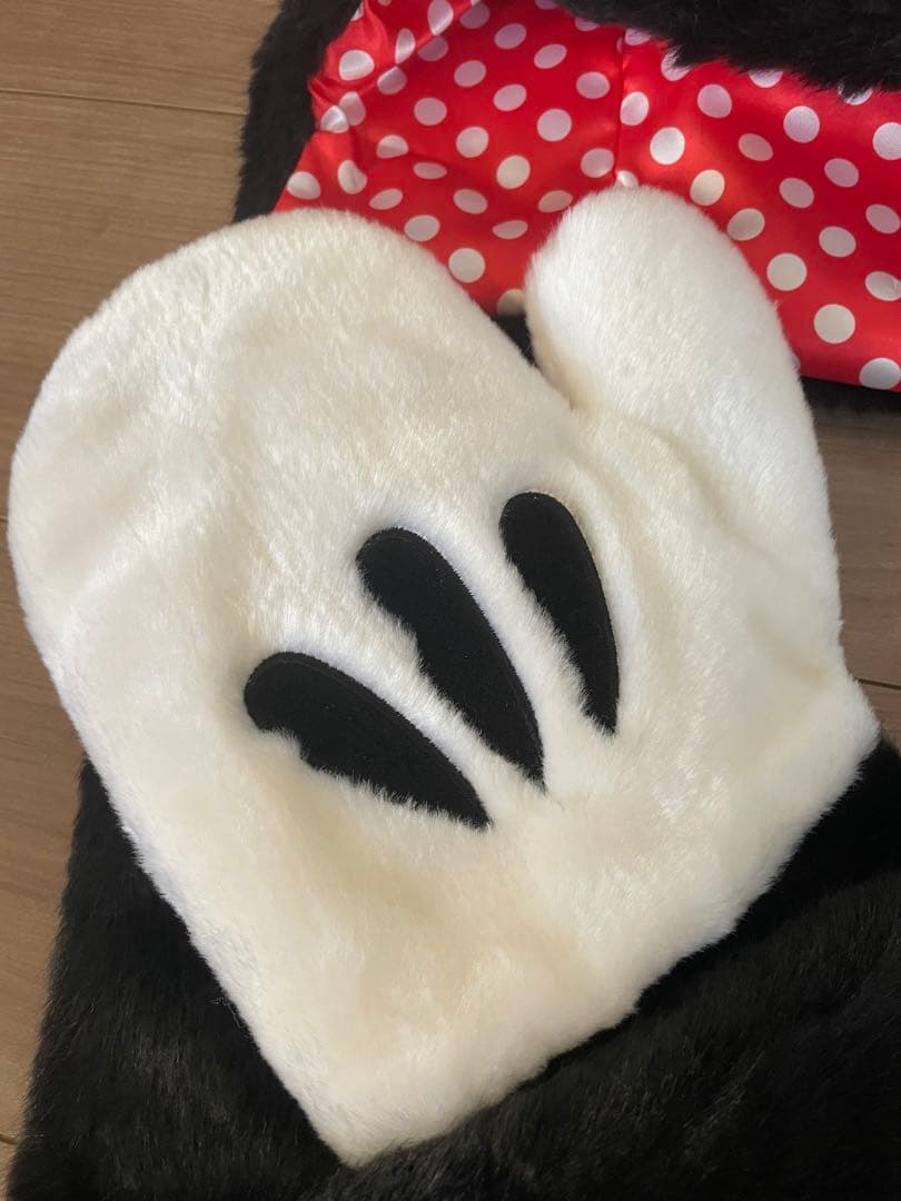 【廃盤レア】ファンキャップ　ミニーマウス　マフラー　手袋