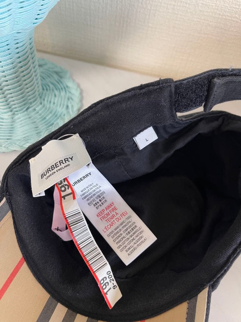 バーバリーキッズ　キャップ　L