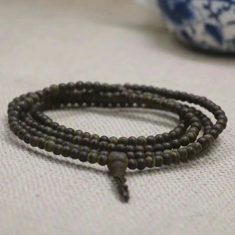 本物保証天然正品の黑油古料沈香木の216手串