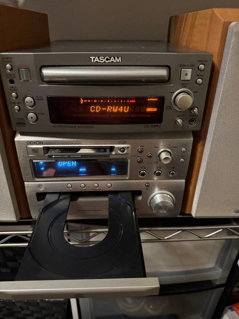 TASCAM & DENON レコーダー&CD/MDコンポセット 録音などに！