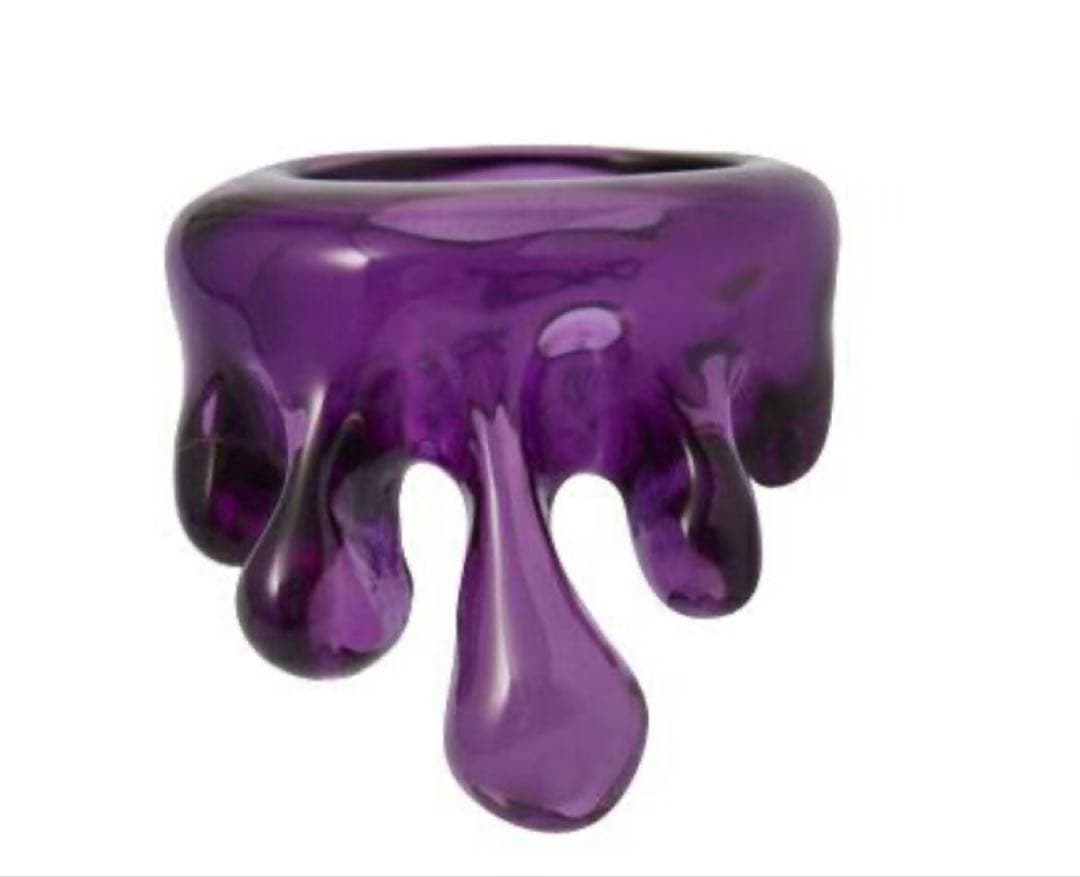 Q-pot メルトリング クリアパープル S