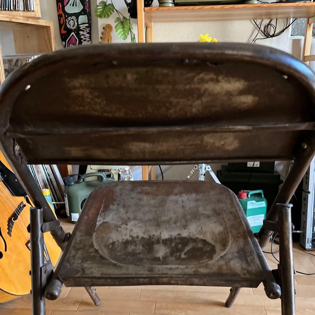 インド製 インダストリアル メタル フォールディング チェア CHAIR