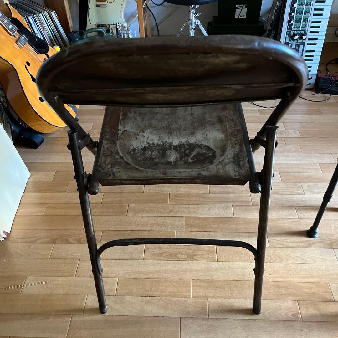 インド製 インダストリアル メタル フォールディング チェア CHAIR