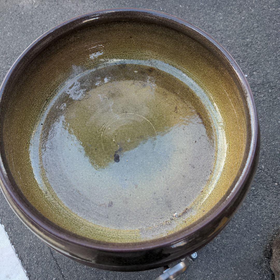 焼き芋　信楽焼つぼ焼き芋 (かご付き七輪付きキャスター込み・のぼり付き)