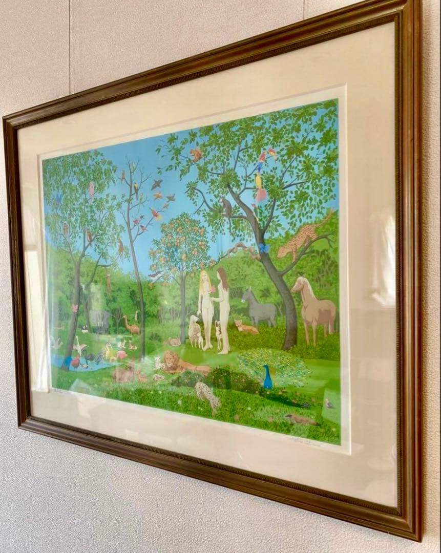 “アダムとイブ” パリ人気作家の大作❗️大変お買い得❗️元ギャラリーオーナーお勧め