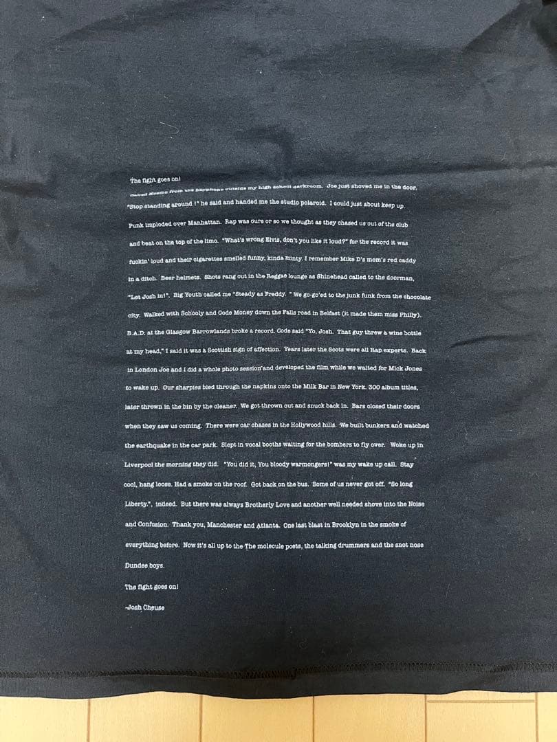 【希少】Stussy × Josh Cheuse Terry Hall Tシャツ