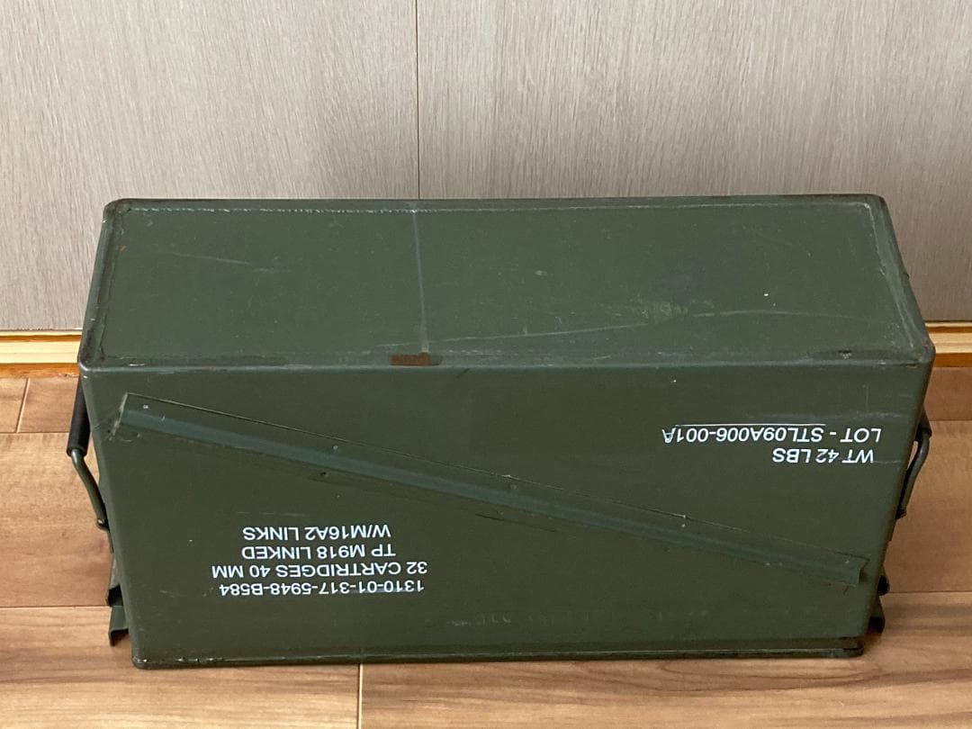 最終値下げ【放出品】米軍・UN調達品 アンモボックス 40MMグレネード弾用