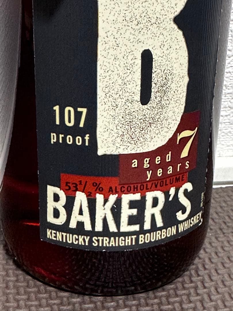 希少 終売品 旧ボトル BAKER'S ベイカーズ 7年 750ml バーボン