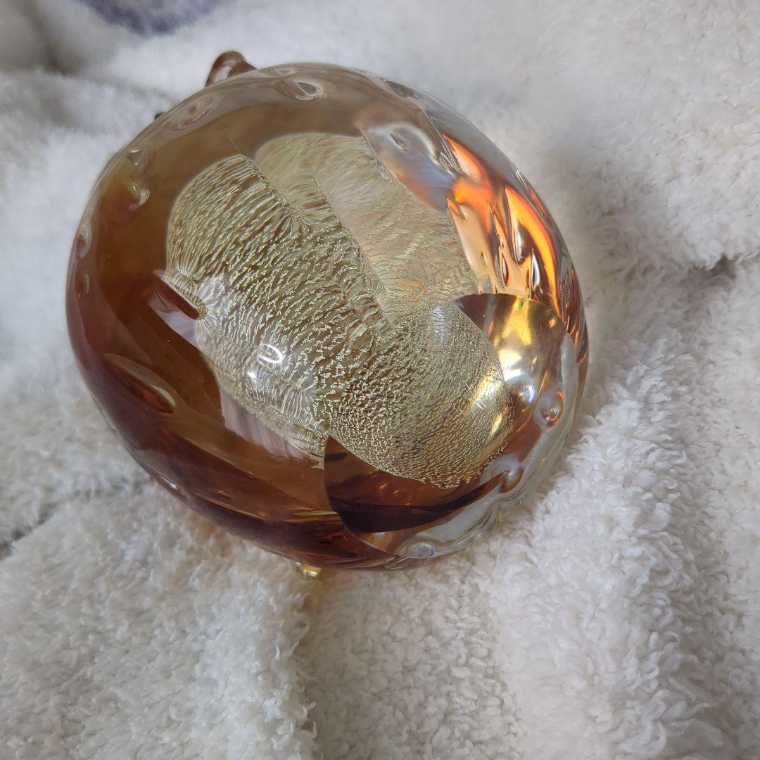 ガラス製フクロウ 篠原義和 作