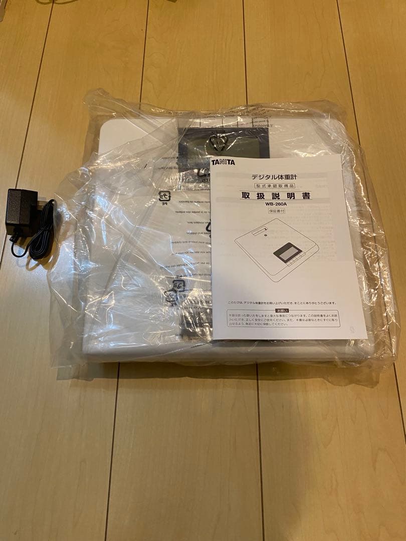★TANITA 体重計 WB-260A 未使用 取扱説明書付き