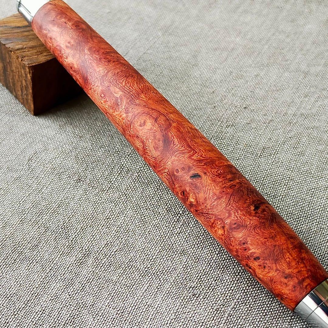 ハンドメイド　木軸ボールペン　上杢　本花梨　瘤杢　G2　ウッドペン