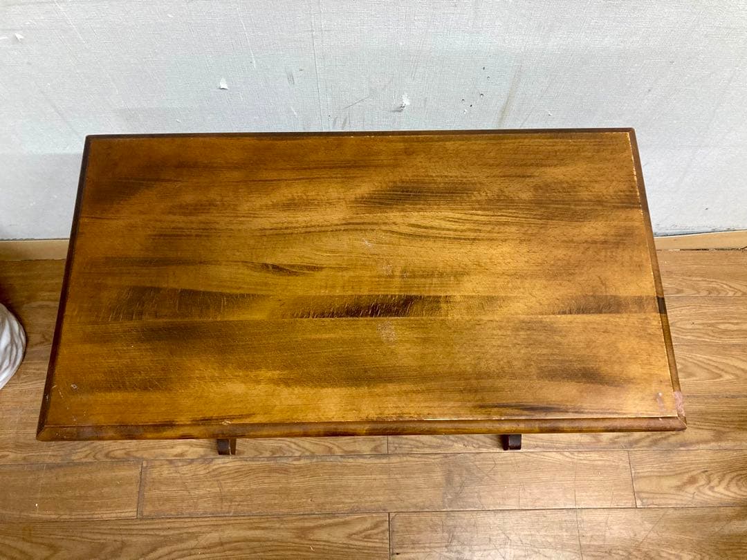 管167☆カリモク☆オールドカリモク☆サイドテーブル☆マガジンラック