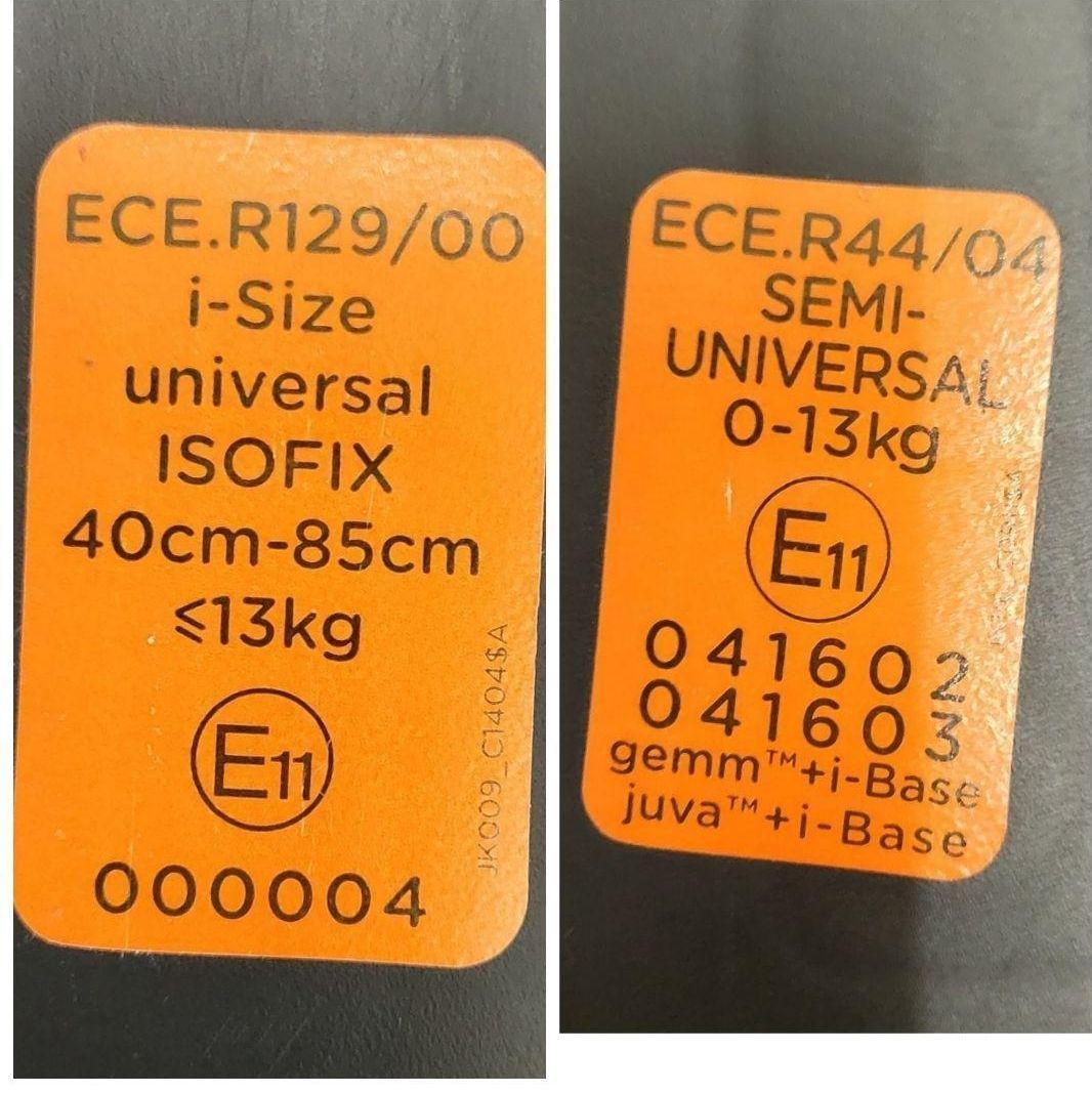 【クリーニング済】ジョイー gemm i-Base ISOFIX