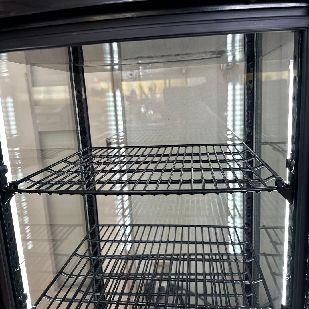 ノンフロン冷蔵ショーケース　100L ブラック 　HJR-URK100BK