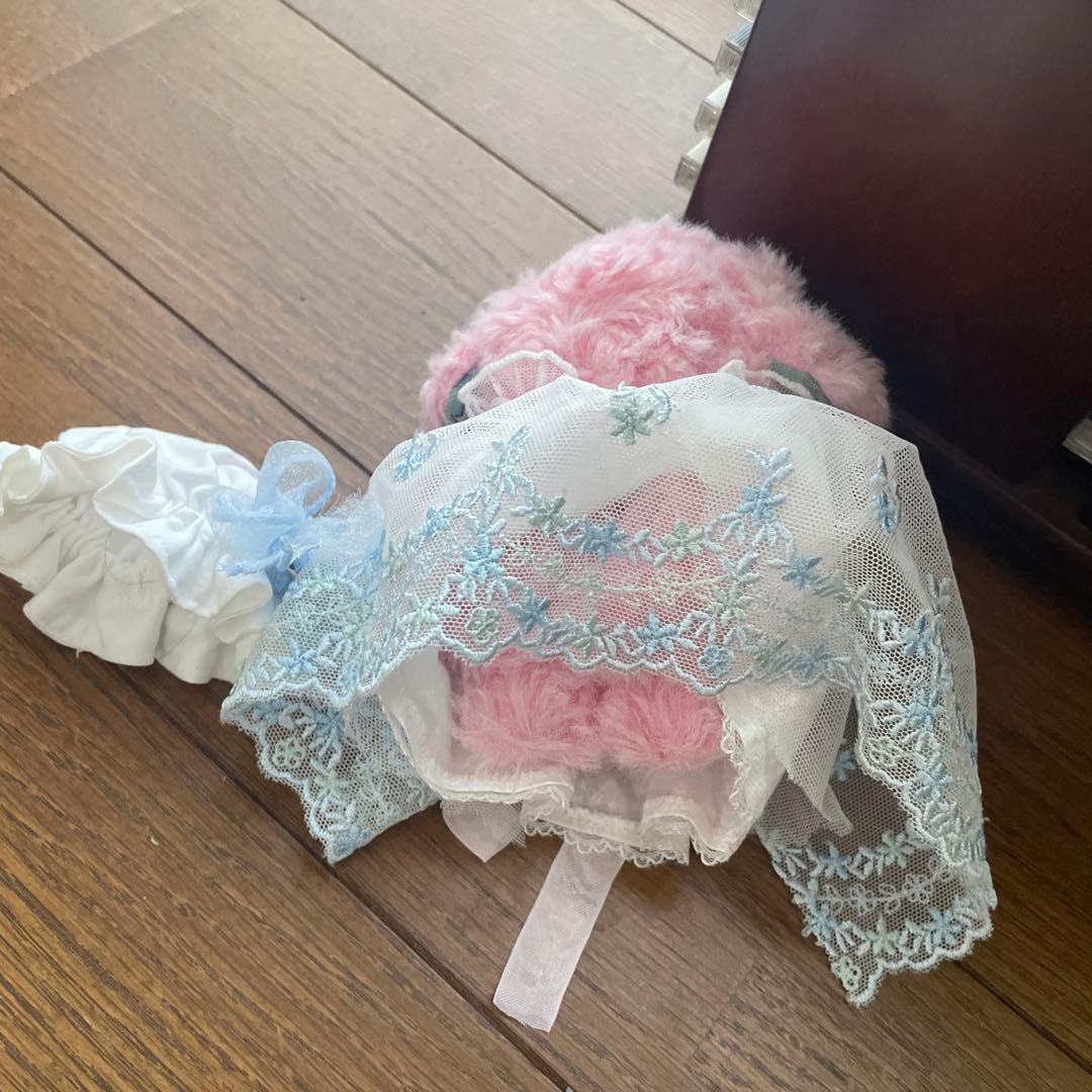 プードル　ぬいぐるみ　アンティーク風