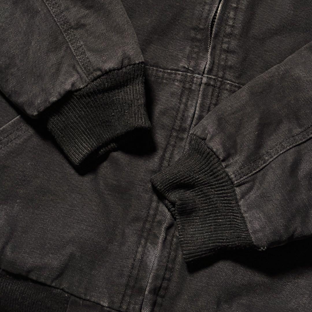 2301 古着WOLVERINEダック地アクティブジャケットソリッド墨黒アメカジ