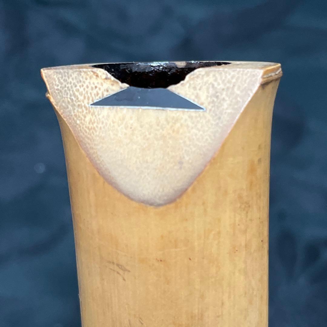 尺八 琴古流 在銘 2印 二尺管 中継ぎ籐巻き金？三線 【音出し確認済み】