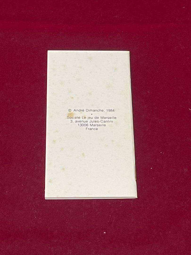 トランプ TAROT DE PARIS