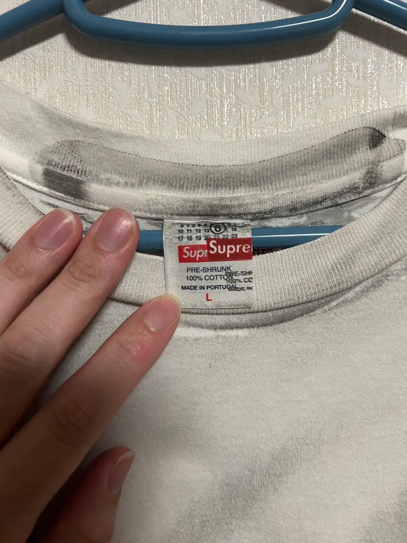 トップス Supreme x MM6 Box Logo Te